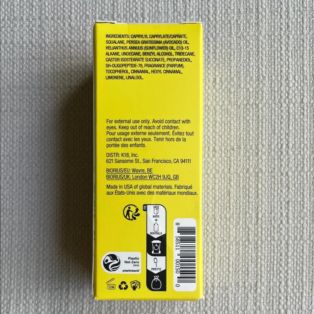 K18 Molecular Repair Hair Oil new in box